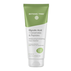 Botanic Tree Hydrating Exfoliating Cleanser with Glycolic Acid, Ceramides & Peptides