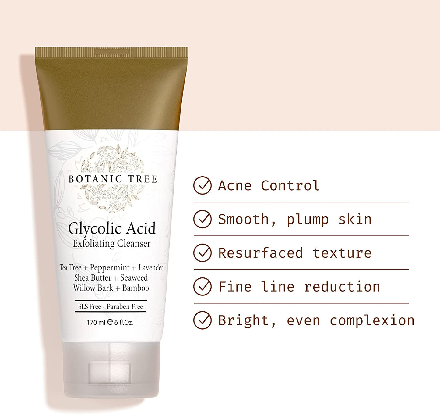 Glycolic acid exfoliating cleanser benefits