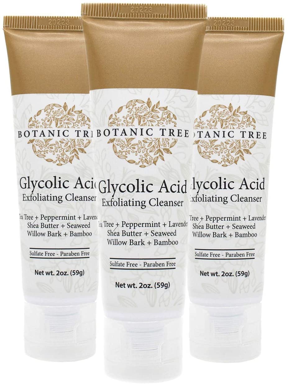 Botanic Tree Glycolic Acid Face Wash Travel Size (Pack of 3)