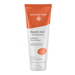 Botanic Tree Kombucha & Glycolic Acid exfoliating face wash for Aging skin