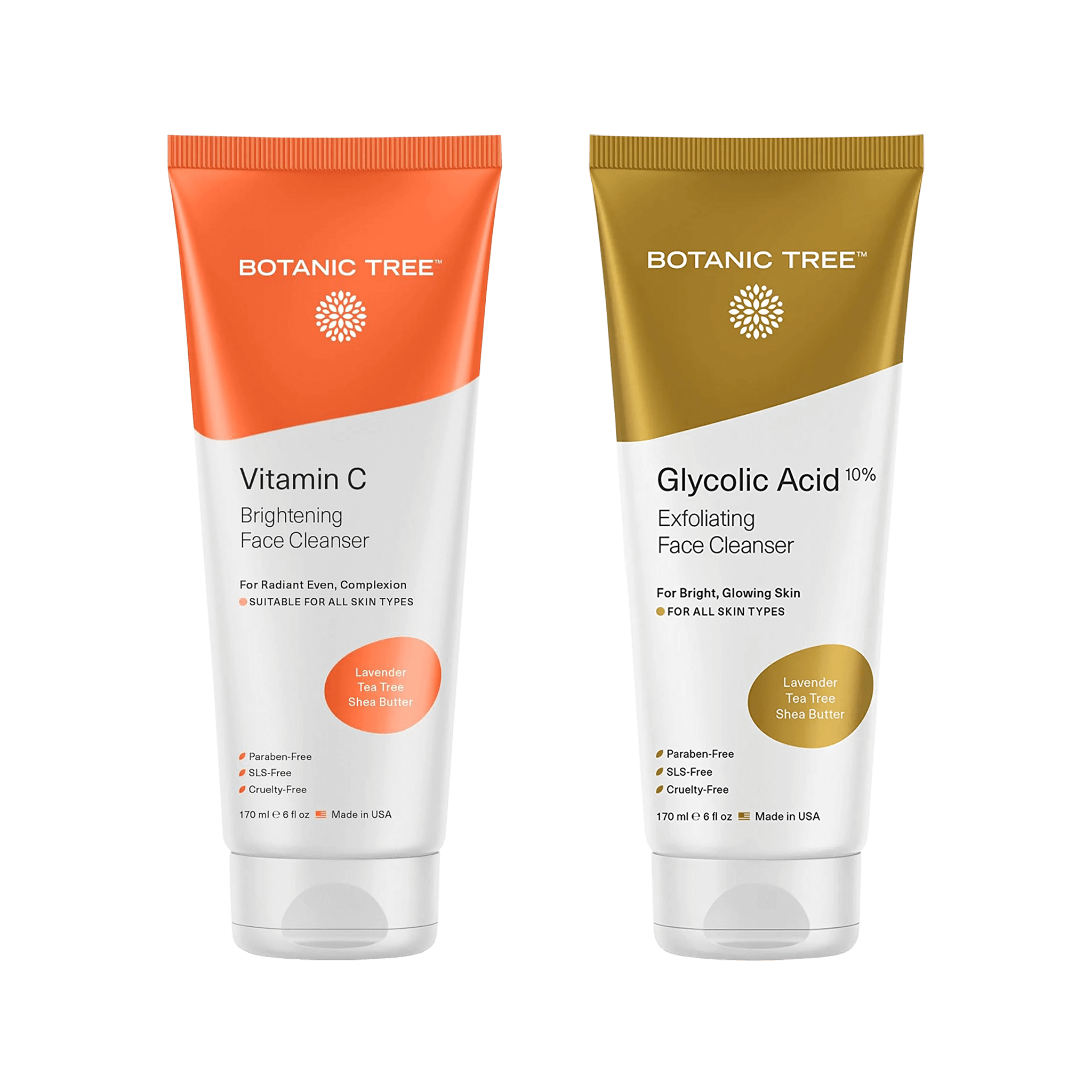 Glycolic Acid and Vitamin C Double Cleansing Duo