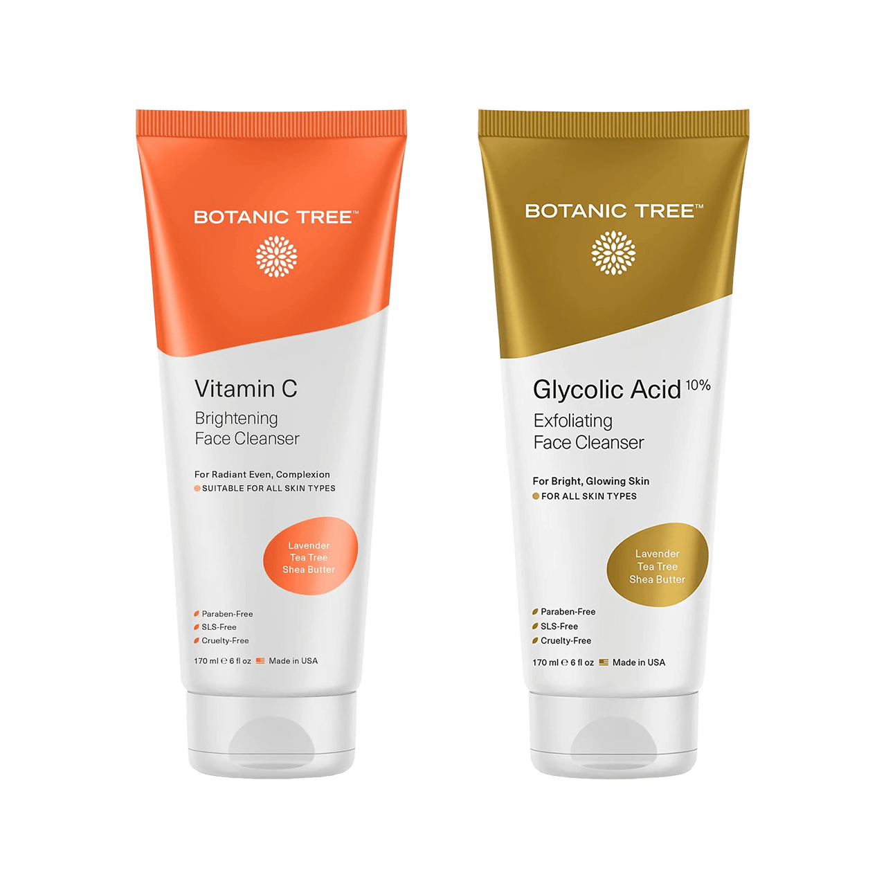 Glycolic Acid and Vitamin C Double Cleansing Duo