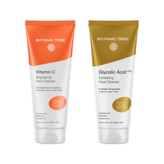 Glycolic Acid and Vitamin C Double Cleansing Duo