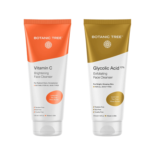 Glycolic Acid and Vitamin C Double Cleansing Duo